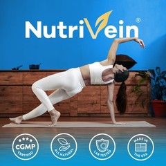 Nutrivein Premium Berberine HCL 1200 mg with Ceylon Cinnamon – 120 Capsules H…