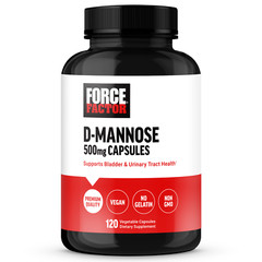 Force Factor D-Mannose 500mg Supplement Support Urinary Tract Health and Bladder