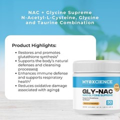 Detox Supplement | N-Acetyl-L-Cysteine, Glycine & Taurine – 30 Servings