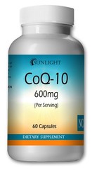 CoQ10 Capsules 600mg Serving – Ultra High Absorption – Extra Strength Sunlight’