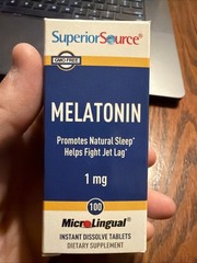 Superior Source Melatonin 1 mg 100 Sublingual Tablet