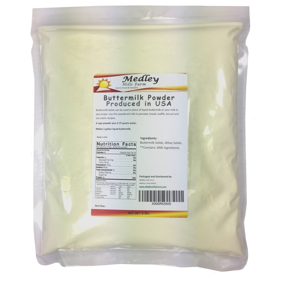 Suero De Leche En Polvo 2 Lb Producido En Ee. Uu.