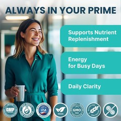 4-in-1 Calcium Supplements for Women & Men – Calcium Citrate with D3 K2 Vitam…