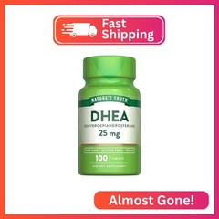Nature’s Truth DHEA 25mg Tablets | 100 Count | Vegan, Non-GMO & Gluten Free Supp