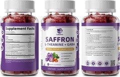 2Pack Saffron Gummies | Supports Mood, Calm & Focus | Saffron Extract 60ct