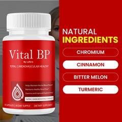(5 Pack) Vital BP Capsules VitalBP Total Cardiovascular Health Pills (300 ct)