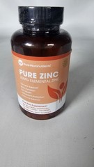 Pure Zinc Supplement 25mg – Elemental Zinc Chelate – 120 Capsules Exp: 01/2029