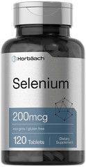 Selenium 200 mcg | 120 Tablets | Vegetarian, Non-GMO, Gluten Free | by Horbaach
