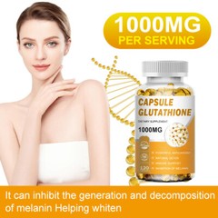 120 Pills L-Glutathione Capsules 1000MG Natural Anti-Aging Skin Whitening Caps