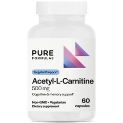 PureFormulas Acetyl L-Carnitine Cognitive & Memory Support L Carnitine Supple…