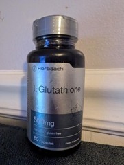 L-Glutathione 500mg | 60 Capsules | Non-GMO & Gluten Free | by Horbaach