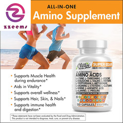 Amino Acids Supplement L-Lysine, L-Threonine, L-Leucine, Isoleucine, Valine, L-H