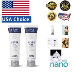 Silver Biotics 20 ppm Colloidal Nano SilverGel for Healing Skin – 4 Oz Pack of 2