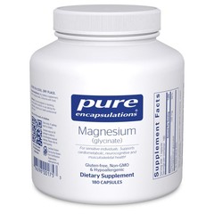 Pure Encapsulations Magnesium (Glycinate) – Supplement 180 Count (Pack of 1)