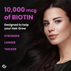 Carbamide Forte High Potency Biotin 60 Tablets 10000mcg For Hair Growth d764