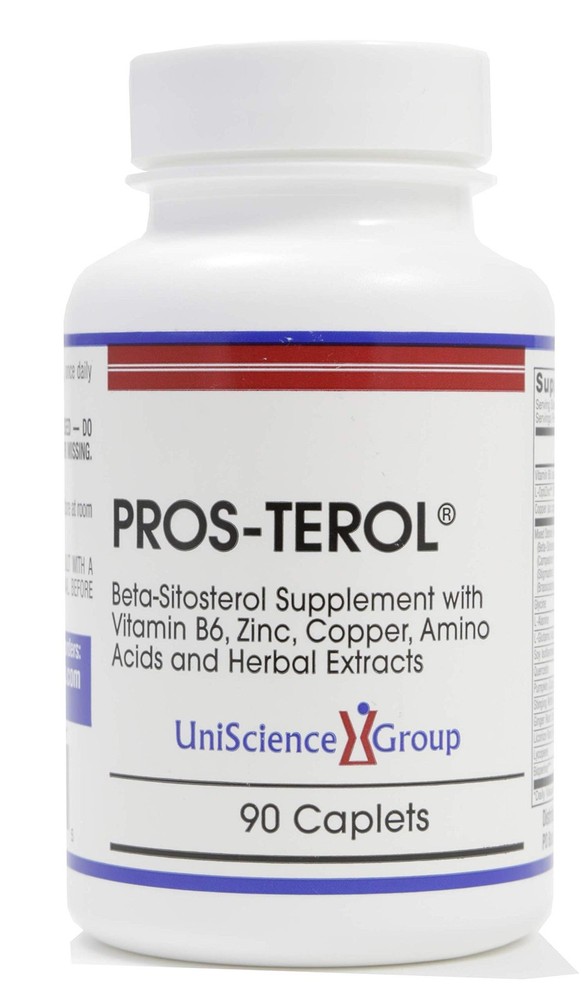 Pros-TEROL, Prostate Relief with 900 mg Plant Sterols 1 Count (Pack of 90)