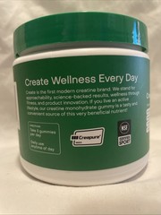 Create Creatine Monohydrate Gummies Sour Green Apple | 45 Gummies