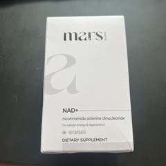 mars nad+ 60 capsules for energy and cellular regeneration exp. 7/2028