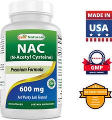 Best Naturals NAC 600 mg 250 Capsules