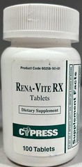 Rena-Vite Tablets Cypress, 100 Tablets – EXP: 4/26