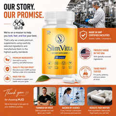 (5 Pack) Slim Vitta Advanced Weight Management Support Supplement 300 Capsules