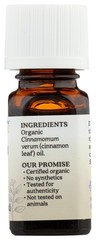 Aura Cacia Organic Cinnamon Leaf Essential Oil 0.25 Oz Aromatherapy 3 Pack