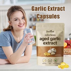 Quality Aged Garlic Extract 30 Softgels – Odorless – Heart Immune Health
