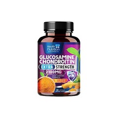 Strength Glucosamine Chondroitin 1650mg Bone Joint Immune Health 30/60/120caps