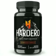 Natural Hardero Men’s Wellness Support Caps Daily Formula Free Ship Pack of 1