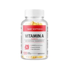 Vitamin A 10000 IU – Gluten Free Non-GMO Ships from USA – 240 Softgels USA MADE