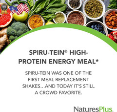 Naturesplus SPIRU-TEIN Vanilla 2.12 Lbs Spirulina Protein Powder Vitamins