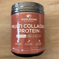 Wholesome Wellness Multi Collagen Protein Powder 58 Servings Grass Fed Blend