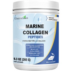 TheraLabs Marine Collagen Peptides powder | 9.3oz/256g | 1Pk | Exp 8/27