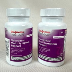 (2) Walgreens Free+Pure Menopause Multi-Symptom Support Capsules 30ct, 03/27