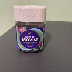 OLLY Keep It Movin Laxative Gummies Fruit Flavor 30 Count Digestive 6/27