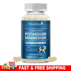 Potassium Magnesium Pills Helps Sleep,Immune Booster,Bone& Muscle Health Caps