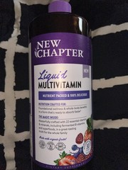 New Chapter Liquid Multivitamin Mixed Berry Flavor 30Fl Oz. Exp:10/2026