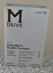 M DRIVE Daily Men’s Health Complex 60 Caps All In 1 T-Support Exp: 03/26