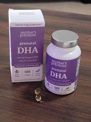 DHA Prenatal 600mg Omega 3 Desarrollo Bebé Embarazo 120 Cápsulas