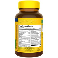 Nature Made Multivitamin Tablets with Iron, 130 Count (Pack of 1), No Color