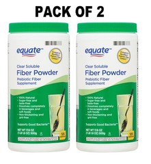 Equate Sugar Free Fiber Supplement Powder, 125 Ct, 17.6 oz
