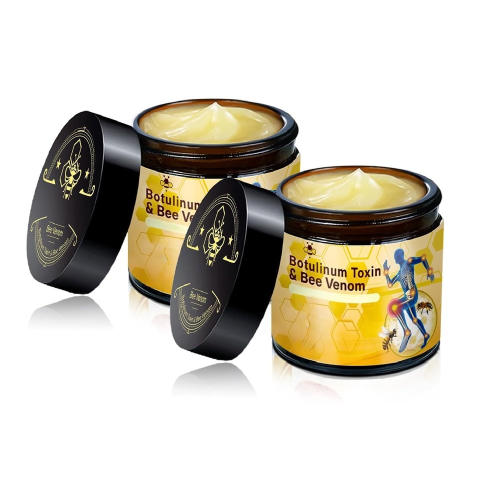 2 Pack Bee Venom Joint Cream, Daily Joint & Muscle Natural Massage Soothing G…