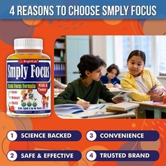 Memory Gummies for Brain Support for Memory, Focus, Concentration, Learning