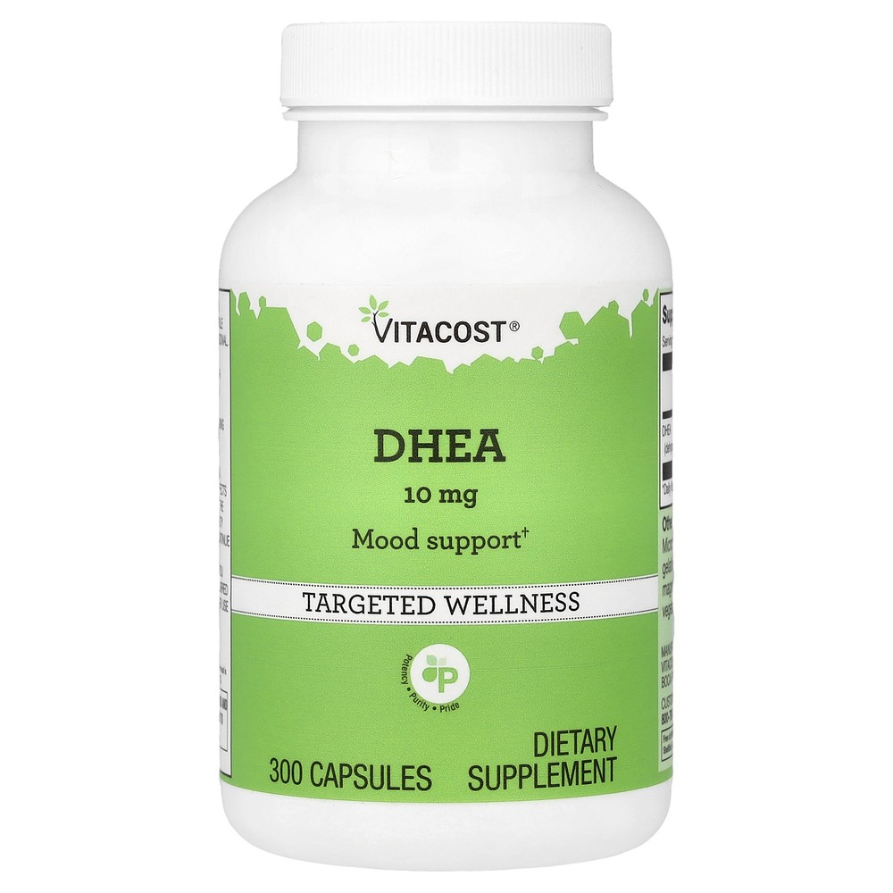 DHEA, 10 mg, 300 Capsules