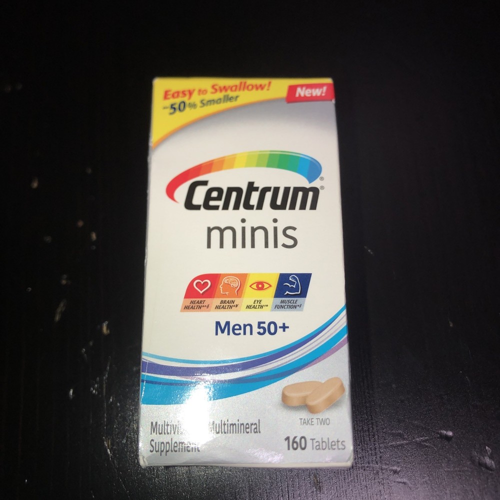 Centrum Minis Men 50+ (160 Count) Multivitamin Expired