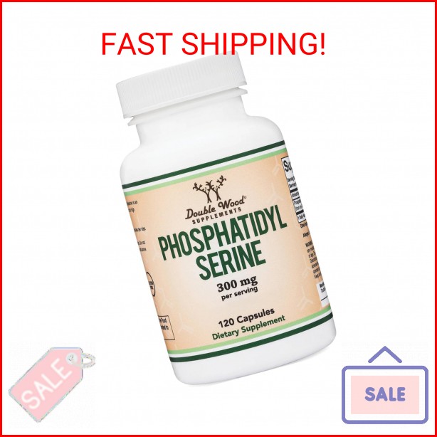 PhosphatidylSerine Supplement 300mg Per Serving, 120 Capsules (Phosphatidyl Seri