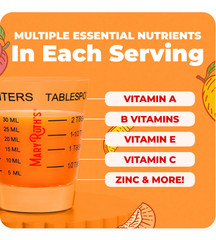 MaryRuth’s Liquid Morning Multivitamin + Hair Growth Peach Mango 30oz
