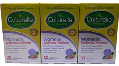 3 Culturelle Probiotics Women’s Wellness Probiotic – 30 Tablets Each Exp. 09/26