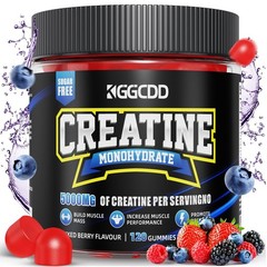 99.99% Creatine Monohydrate Gummies for Men & Women, 5,000mg Tasty Creatine G…