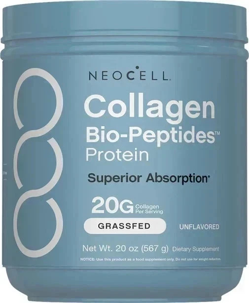 Collagen Bio-Peptides Protein | 20 Oz | Unflavored | Grassfed | by NeoCell